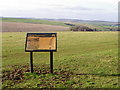 Information board, Coombe Bissett Down