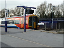 SU1485 : Platform 2 on Swindon station by Ruth Sharville