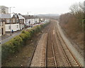 Neath : South Wales main line alongside the A474 