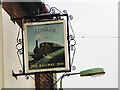 The Railway Inn pub sign, Aldeburgh