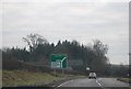 Road sign on the A49