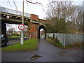 Pedestrian way under the railway