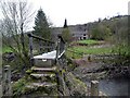 Footbridge access to Lee House Tea Rooms