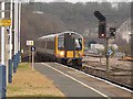 Train approaching Micheldever Station