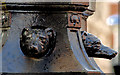 J3474 : Former Ulster Bank lamp standards, Belfast (1) by Albert Bridge