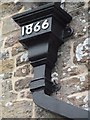 Date on a drainpipe at  St Mary, Billinghurst