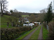 SJ2637 : Cottage above the Ceiriog Valley at Bronygarth by Jeremy Bolwell