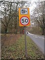 50mph Speed Warning