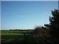 Walking alongside the A614 towards the B1249