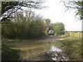 Footpath junction near Church Hougham