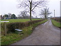 Footpath & entrance to Rubblestone & Boundary Farms