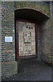 North Dulwich Station - Sculpture on platform