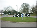 The roundabout at Harpswell Hill on the A631, Harpswell