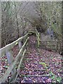 TM3763 : Steps of the footpath to Grove Farm & the B1119 Rendham Road by Geographer