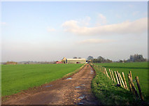 SU5693 : Farm Buildings, Little Wittenham by Des Blenkinsopp