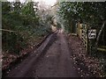 Footpath to Culver Farm from Old Compton Lane in Farnham