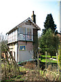 Langor Bridge railway station - signal box