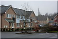 New houses near the river Rother, Chesterfield