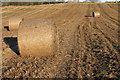 Hay bales near Cairnhill