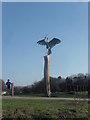 Steel Heron - Northenden Riverside Park