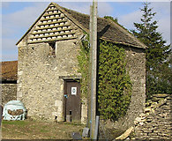 ST7674 : Dovecot at Spring Farm, West Littleton by Rick Crowley