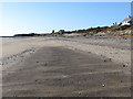 View south-west along the strand at Cranfield