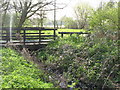 Footbridge over a drain feeding the Pool River, Kangley Bridge Road, SE26