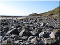 Beach deposits north of Cranfield Point