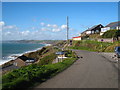 The coastal road at Freathy