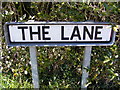 The Lane sign