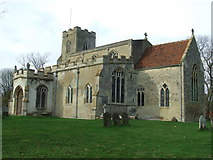 TL9847 : All Saints Chelsworth by Keith Evans