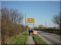 Entering Wetwang, East Yorkshire