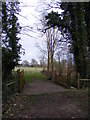 Bridge on footpath to Martins Farm