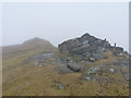 NN2018 : Remains of the trig on Beinn Bhuidhe by Richard Law