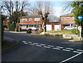 Stow Park Circle houses facing Stow Park Gardens, Newport