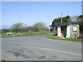 Bus shelter and phone box, Jordanston, South Pembrokeshire