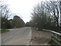 The North Downs Way leaves Dover Road