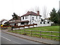 Llanwern : Station Road houses adjacent to golf course