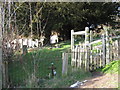 Churchyard footpath