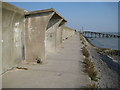 Canvey Island: Sea defence wall shelter