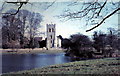 Falmer church and pond 1967