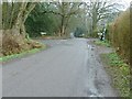 Winterpit Lane junction with Church Lane