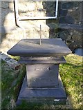 SH6268 : Sundial in the grounds of Eglwys St. Llechid, Llanllechid by Meirion