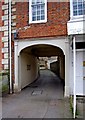 Jesmond House (3) - carriage arch, Highworth