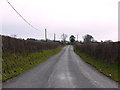 The B4339 past Ciliau-uchaf farm