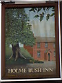 Sign for the Holme Bush Inn