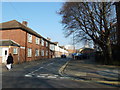 Looking from Crasswell Street into St Faith