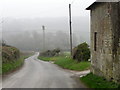 Minor road near Dinton