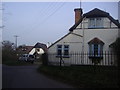 Houses at junction of Sergehill Road, Bedmond