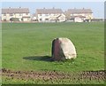 Turf marker north of the harbour at Annalong